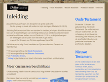 Tablet Screenshot of deltacursus.nl